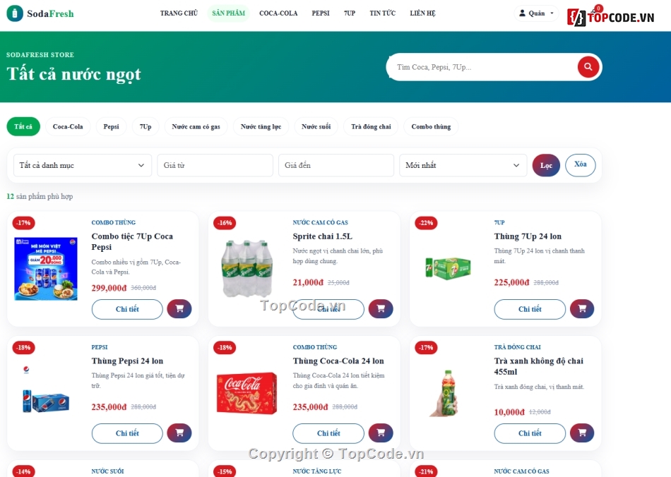 website,bán website,website bán nước